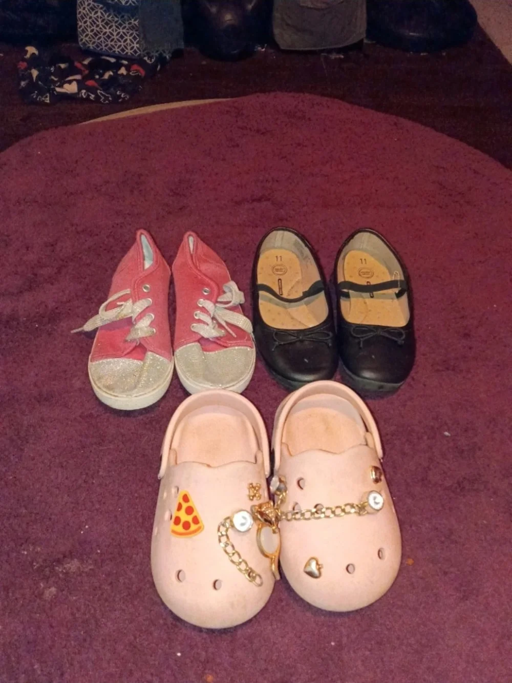 Girls Pink Decorative Clogs - Pink Kids Shoes